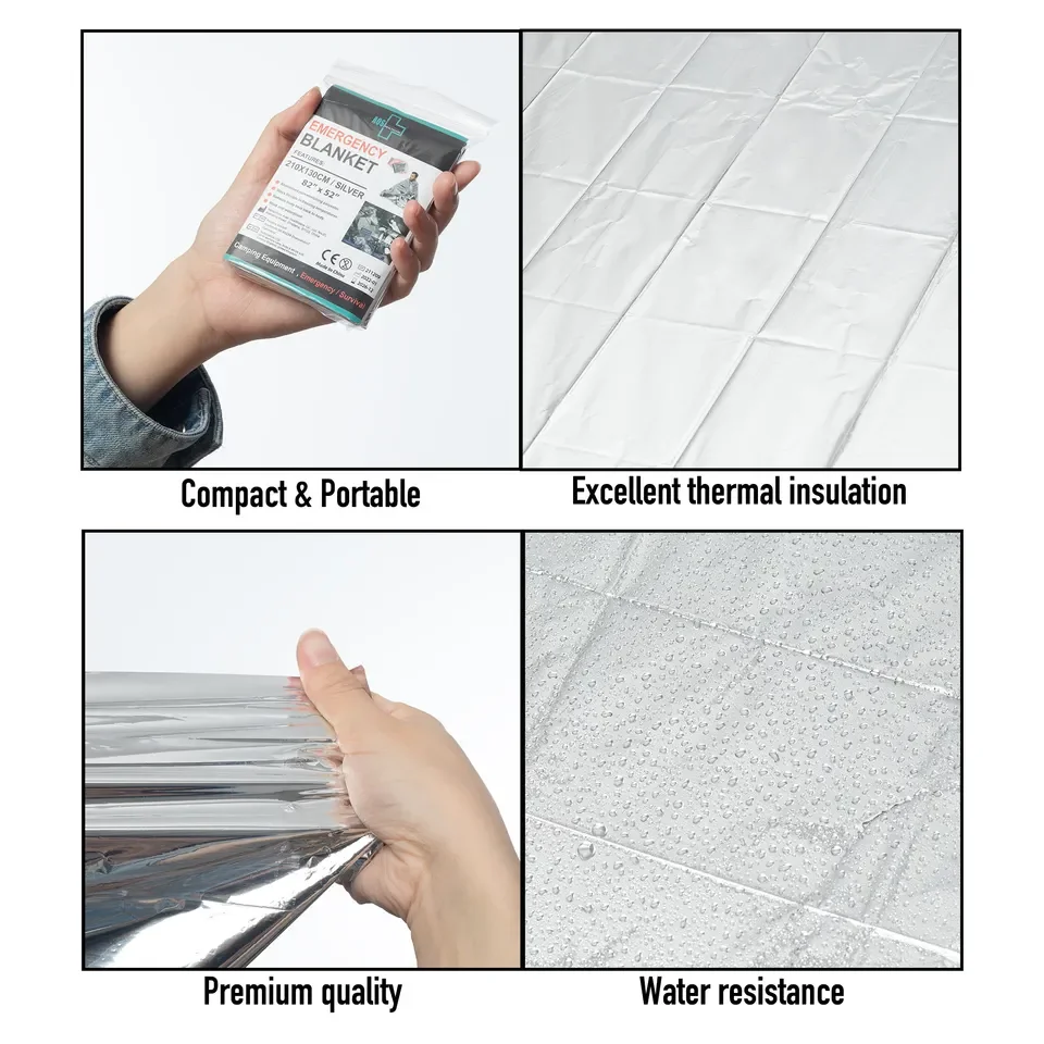 Weight Loss Body Heat Far Infrared Therapy Survival Sauna Blanket Mylar Thermal Foil Emergency Blanket Rescue Blanket