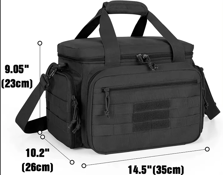 Customization Tactical Range Bag for Range Bag with and Extra Pockets tactical shoulder bag