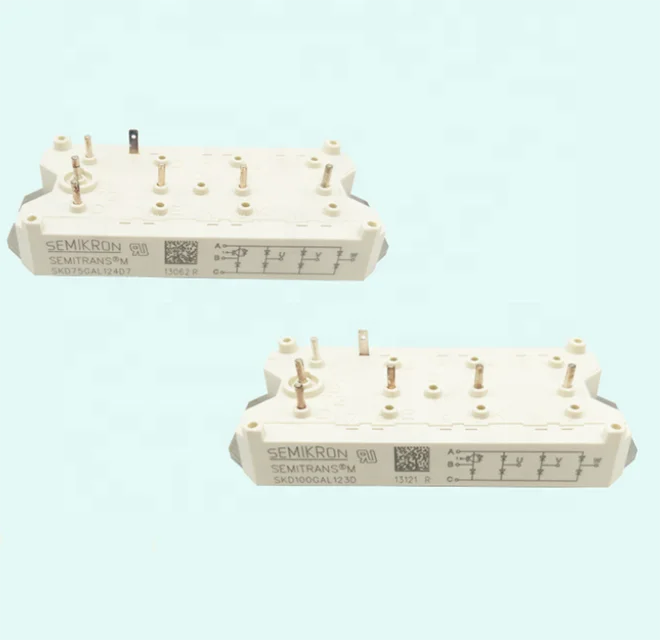 Оригинальный SKD100GAL124D7 3 фазы диодный мост выпрямителя торможения измельчитель