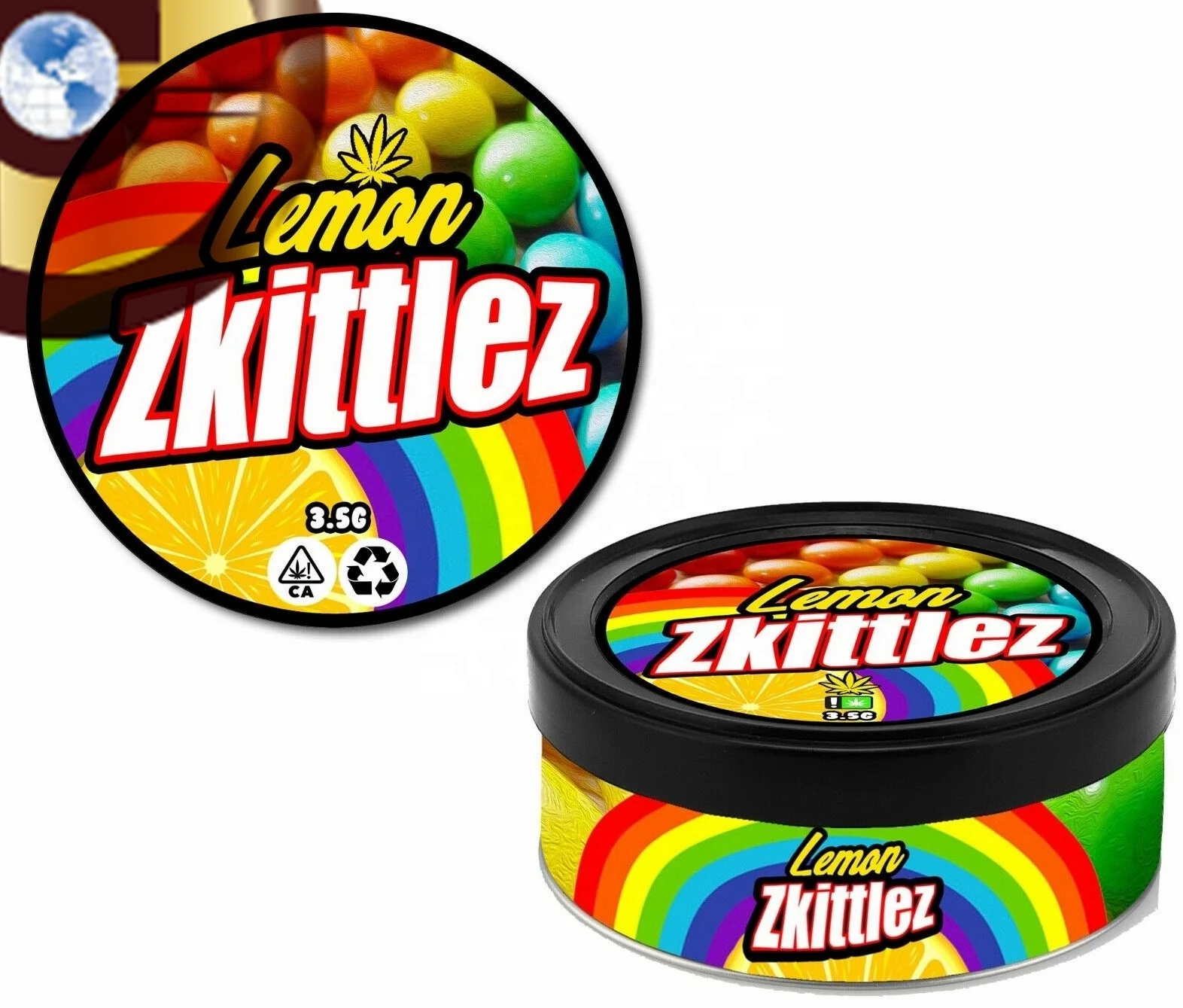 
wholesale custom cannaburst zkittles cali tin can pressitin tuna tin can-hand closed tin can without machine Pressitins /Tuna tin can/Self seal ring pull can&nbsp;