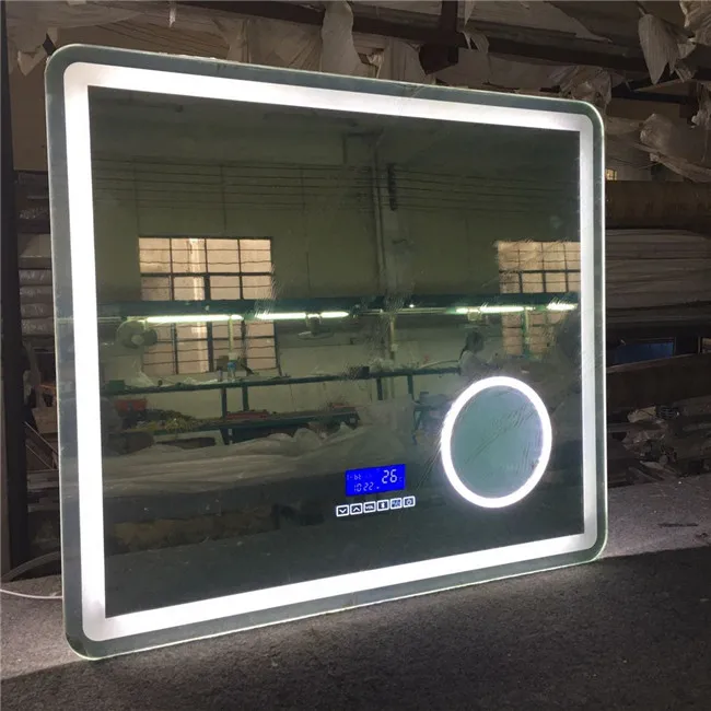 
CE&ISO9001 toilet mirror with light bathroom mirror with light blue tooth mirror led speacker 