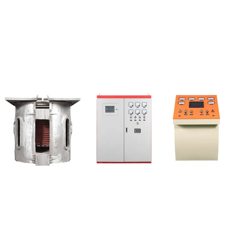 Iron induction furnace 2000 degree with cooling system melting furnace 100kg 250kg 500kg 100KW 200KW