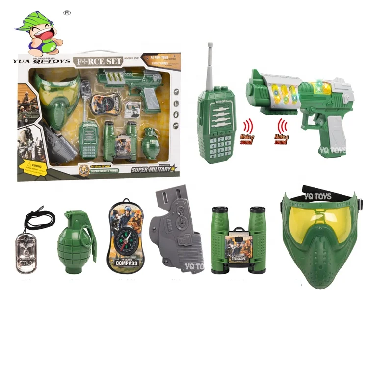 YQ High Quality Military Series Toy Plastic Toys Role Playing toys Military Set For Kids