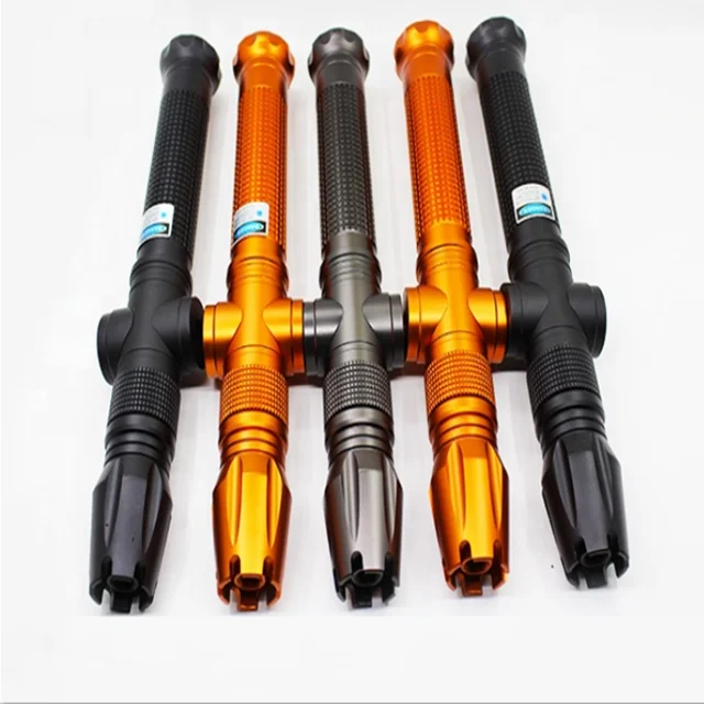 black color   power laser pointer blue light with sword multi function laser pen  torch  pointer