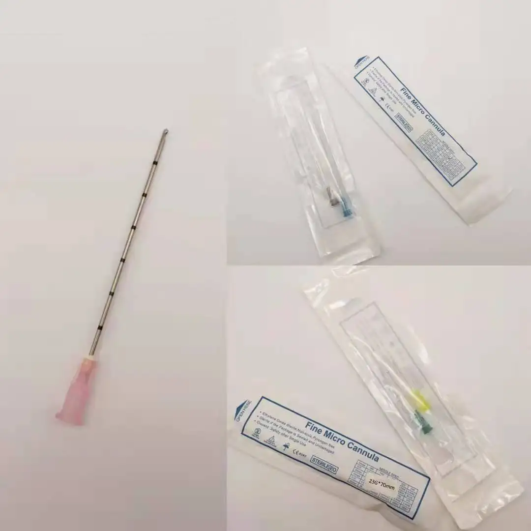 High Tougthness Medical Blunt Cannula Needle 18G 21G 22G 23G 25G 27G 30G Disposable Hyaluronic Acid Dermal Filler