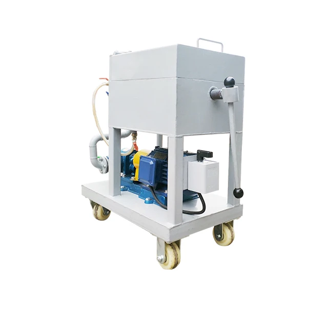 portable high-accuracy movable oil purifier steam turbine oil  filter  hydraulic oil purification machine