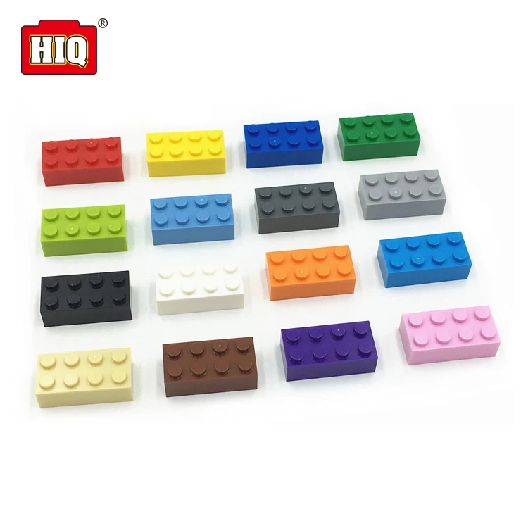 
 Пластиковые игрушки shantou, 2x4 точки, совместимые строительные блоки  
