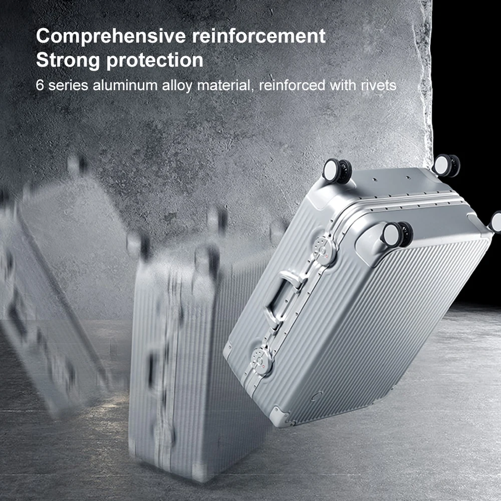 Дорожные сумки Mixi OEM деловые чемоданы на колесиках с алюминиевой рамой для ноутбука умные maletas PC