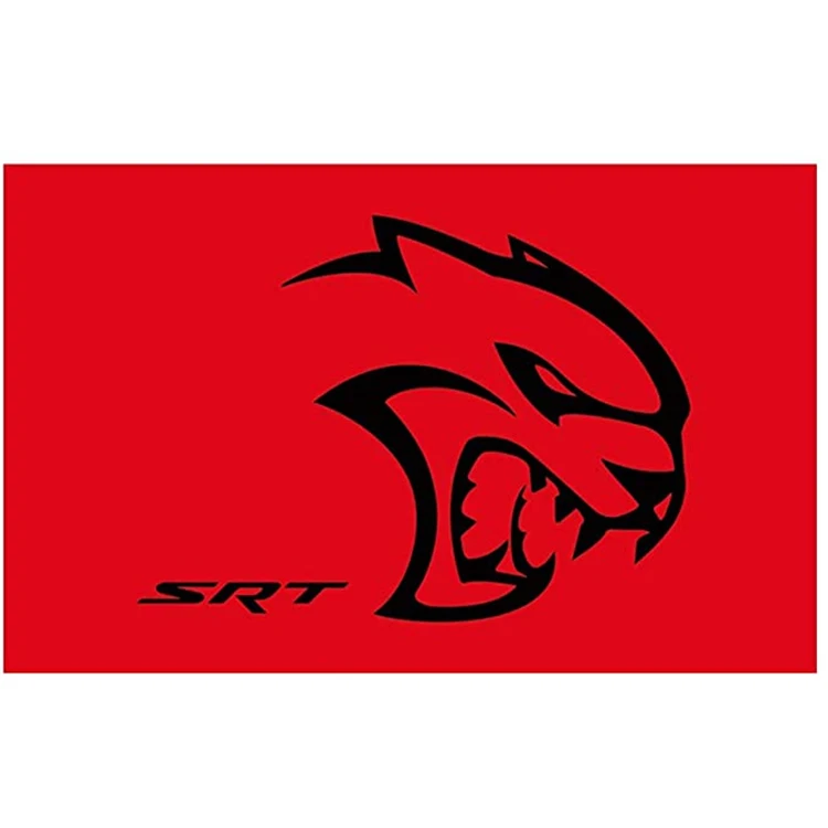 Dodge Challenger SRT Hellcat Flag Banner 3X5 6.2 Liter hemi 707 Horsepower-1