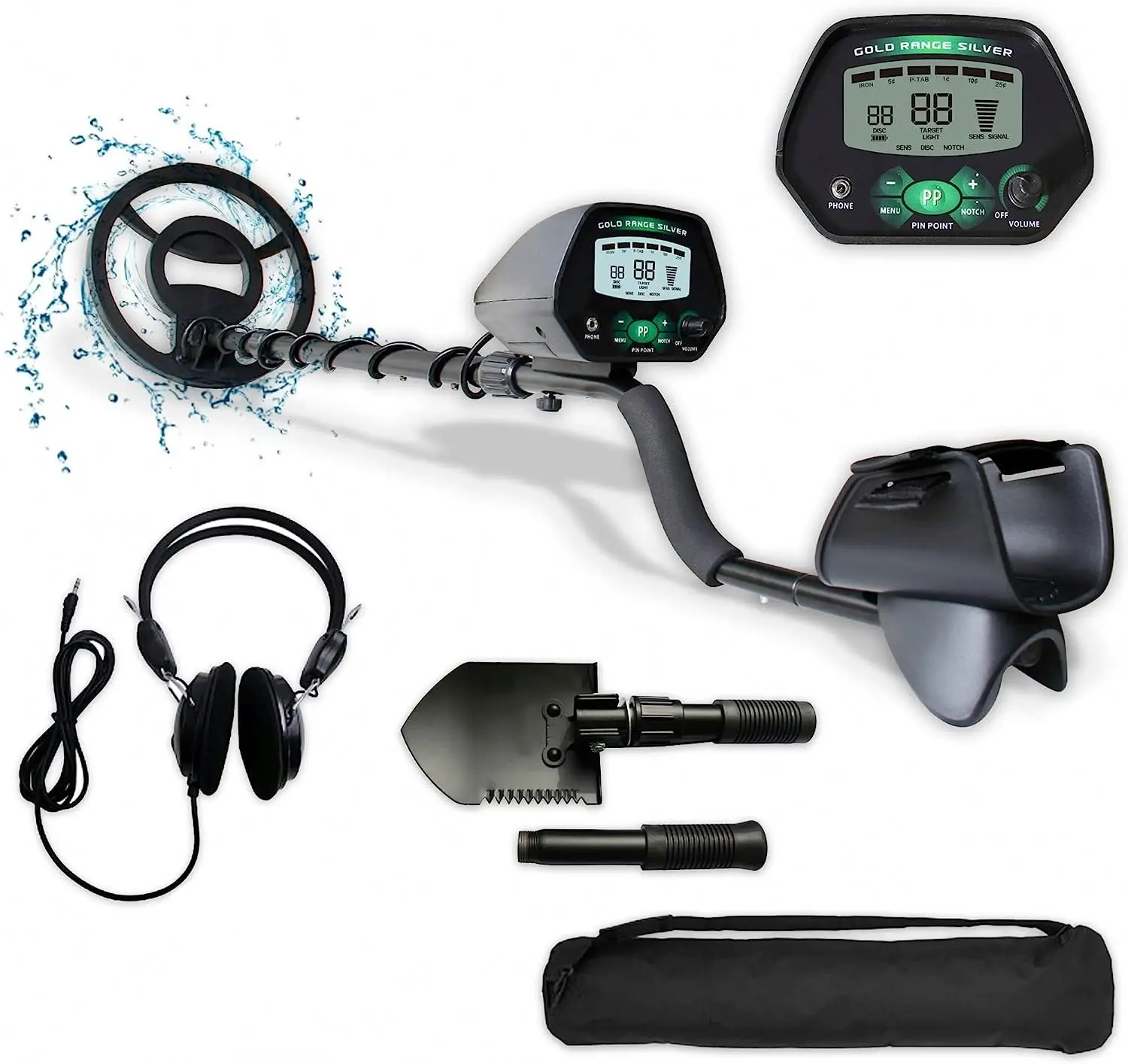 waterproof professional gold metal detector MD-3040 Gold detector