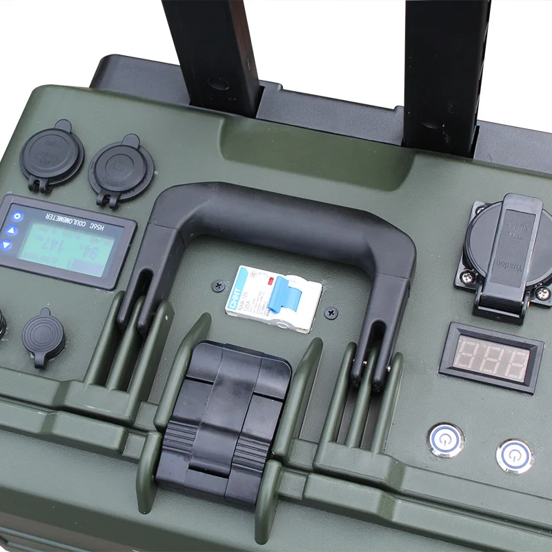 Outdoor Power 3000W Lithium Battery 25.6V 150Ah Emergency Solar Power Generator