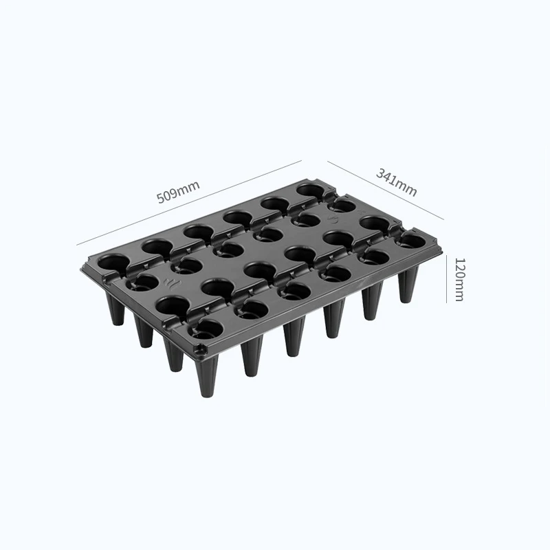 24 Cell Strawberry Seedling Tray  PS Material Grooved Drip Irrigation  Easy Nutrient and Water Management, Deep Hole Design