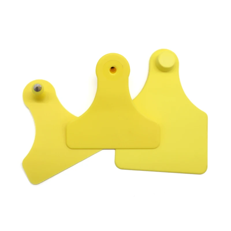 JCET026 plastic ear number animals reflective ear tag for cows personalized tags for earrings