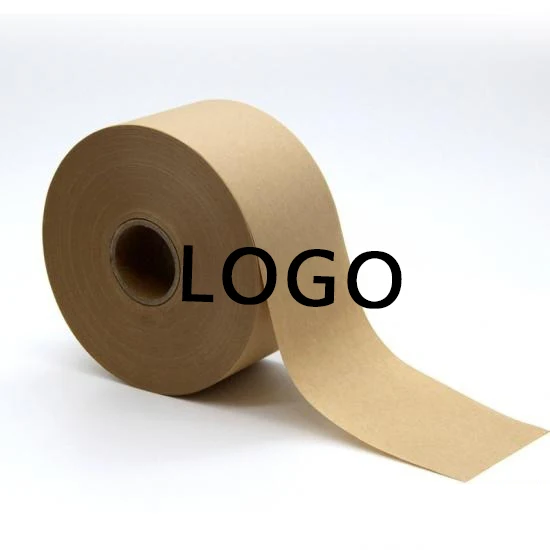 JL3 Manufacturer Wholesale Custom Eco Wrapping Tape Brown Kraft Paper Sealing Tape for Bundling Shipping Adhesion Tape Packaging