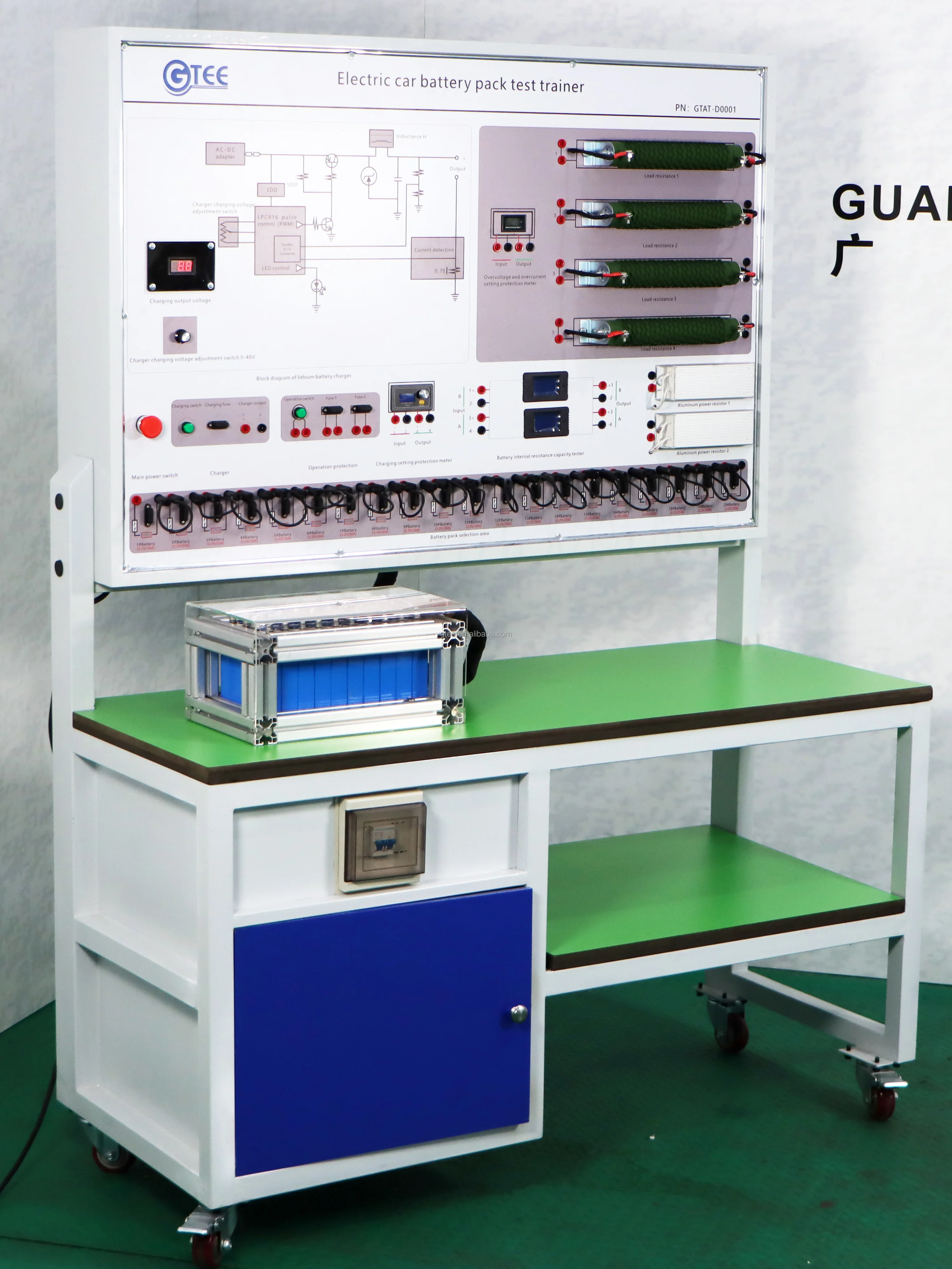 New energy automobile educational device electric vehicle training device electric car battery pack test trainer