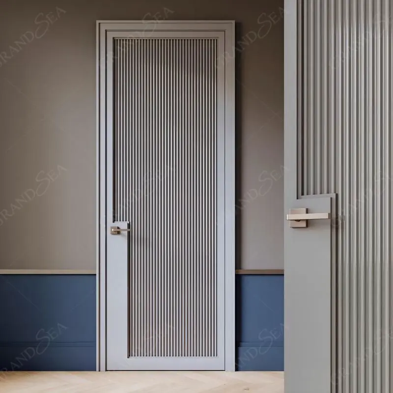 Simple Design Interior Hotel Prehung Wooden Interior Bedroom Door Single Wood Internal Doors For Interior Homes