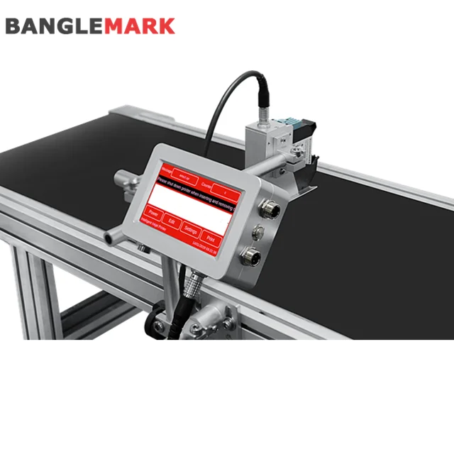 Plastic bottle bag metal cans date coder BangleMark Industrial Portable Inkjet Coding Printer