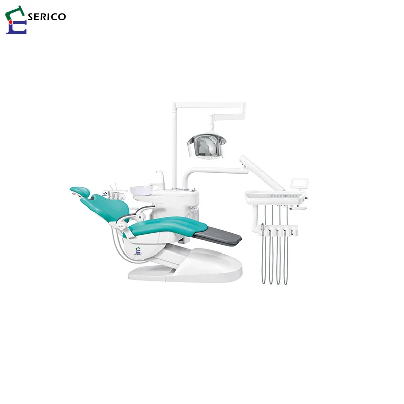 SERICO Hospital Luxury  Grounded Type Dental Chair Dental Unit Model: AL-398AA-1 Ergonomic Design