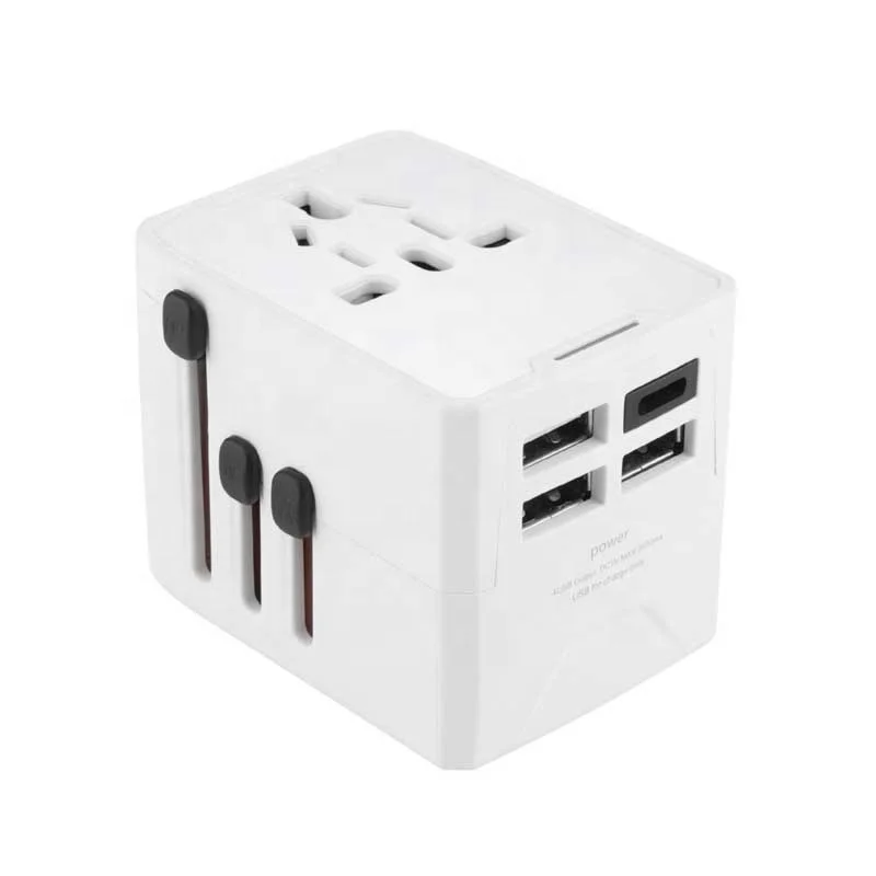Best performance universal travel charging adapter USB Type C fast charging socket converter multi-function conversion plug