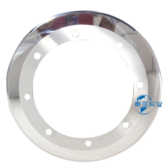 Tungsten steel  round blade circular slitting blade for corrugated cardboard  cutting