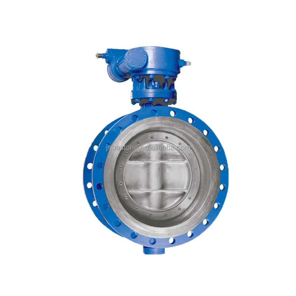 hot sale PN10 cast iron Flanged Extension Eccentric Butterfly Valve, Extension Flange Eccentric Butterfly Valve