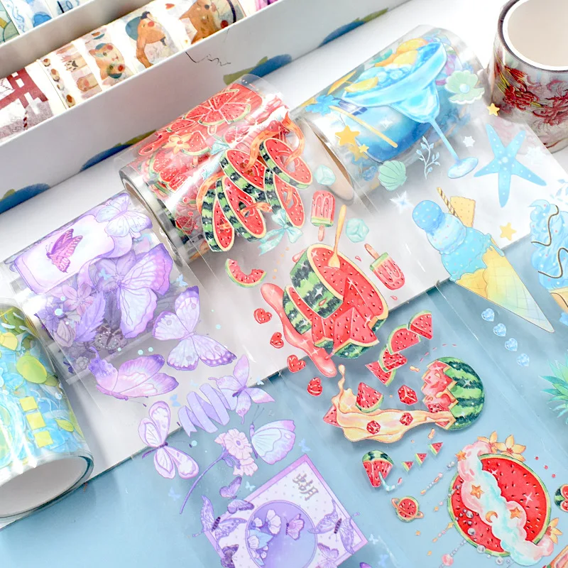 Wholesale Custom Design Printing Logo Waterproof Adhesive Kawaii Stationary Kiss Cut Stickers Sheets