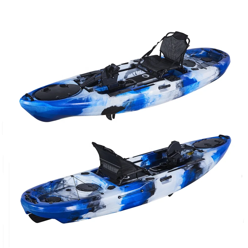 New pro-angler 1 человек сидят на верху Электрический мотор Байдарка рыбалка с держателями