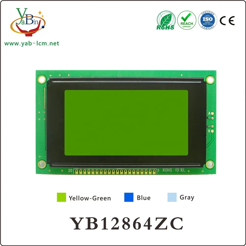 Stn 12864 St7920 Graphic lcd Display 128X64 Lcd Screen size:133.2X65.2 MM