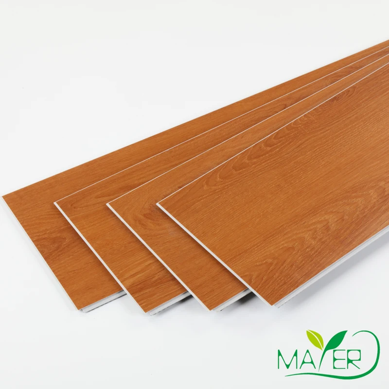 Customized Waterproof 5mm SPC Flooring Plastic Flooring No Glue Needed to Install 0.5mm Wear Layer