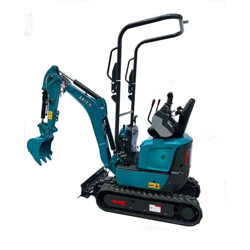 Chuangxin CX12-6 New mini dgger 1.2ton Mini bagger Small Excavator With boom swing Euro 5 engine mini excavators