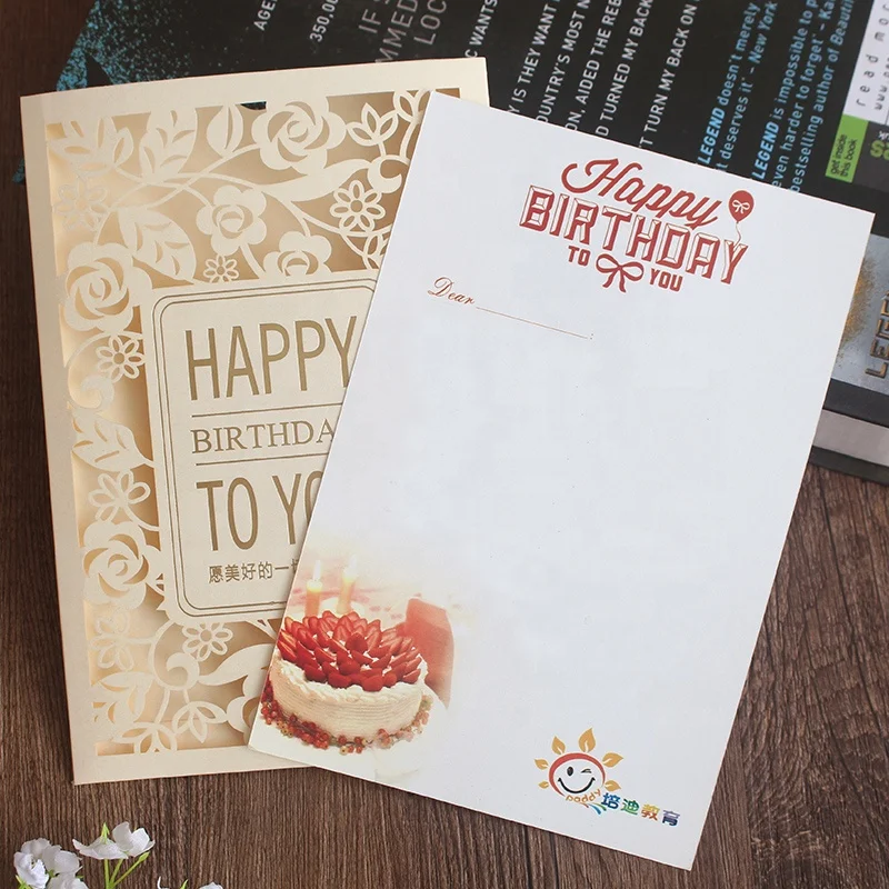 
Bulk Custom Wholesale DIY Handmade Luxury Birthday Wish Card Funny Birthday Card Invitation Cards For Birthday With Envelop 