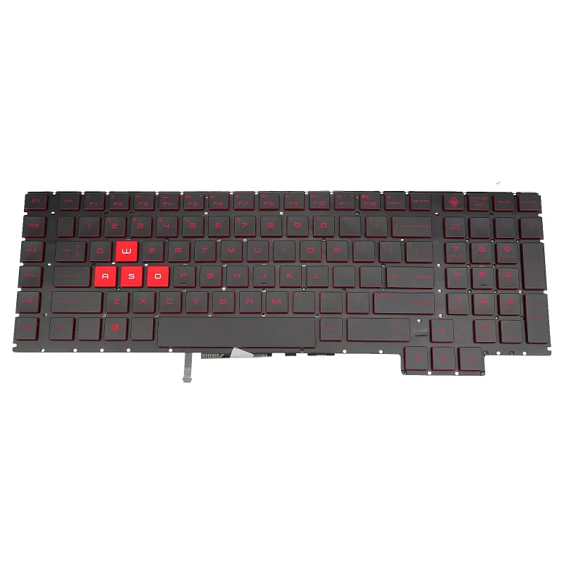 OEM New Red Backlit Laptop Keyboard For HP OMEN 17-AN 17-AN100 17-AN001CA 17-AN008CA 17-AN020CA Notebook Keyboard For HP