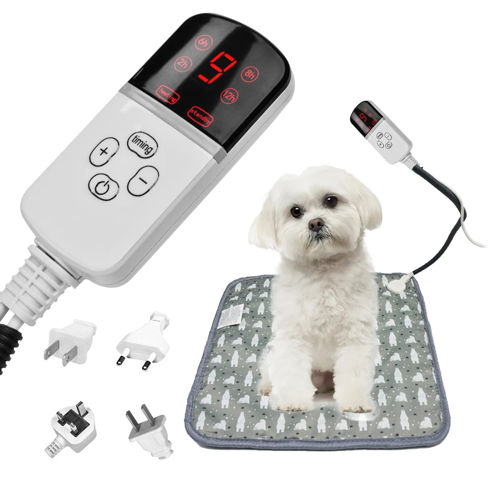 High-quality Cat Mat Waterproof Pets Heated Bed Adjustable Dog Bed Warmer Electric Blanket Pet Heating Pad