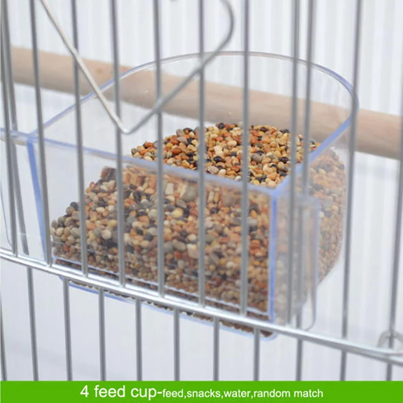 White indoor household pigeons macaw quail budgie ornamental pet small breeding bird cage