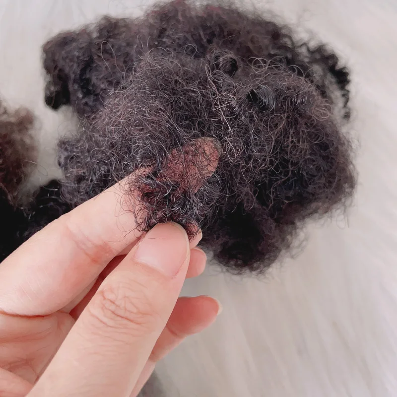 Wholesale Cheap 100% Human Hair 8inch 30g 50g Colorful Afro Kinky Curly Handmade Dreadlocks Extension Bulk