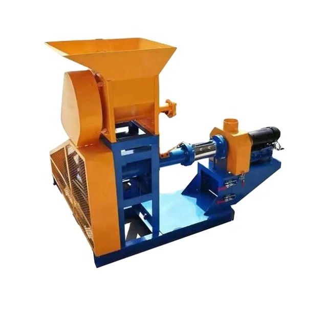 High Quality 40-120 Screw Diameter Fish Feed Production floating fish feed mill making machine