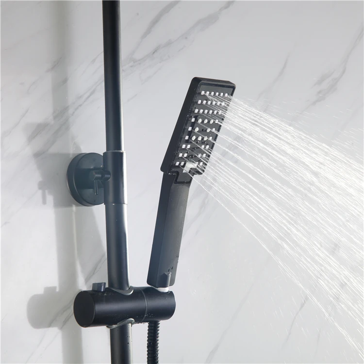 European black bath shower mixer tap faucet factory price BATH SHOWER SET bathroom faucet mixer