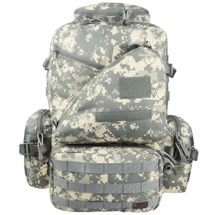 3 Day 50L Waterproof Camouflage Backpack 3D Expandable Backpack 600D