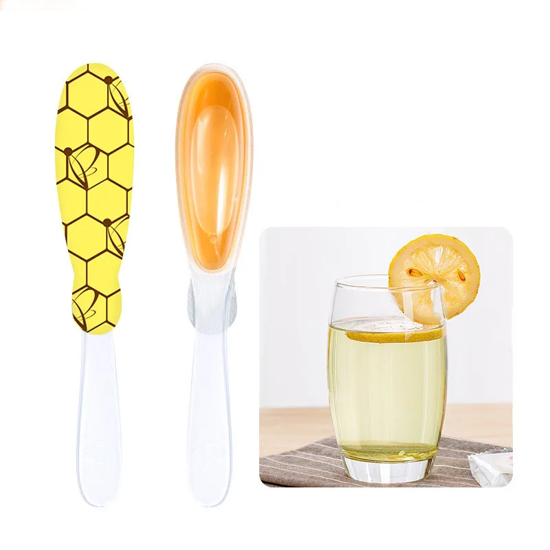 100% natural flower honey Acacia spoon honey easy to carry and drink