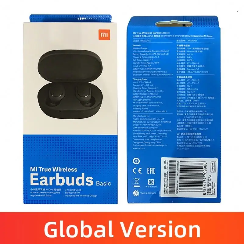Mi true wireless tws earbuds basic 2 S original auriculares audifonos-bluetooth inalambr Mi AirDots