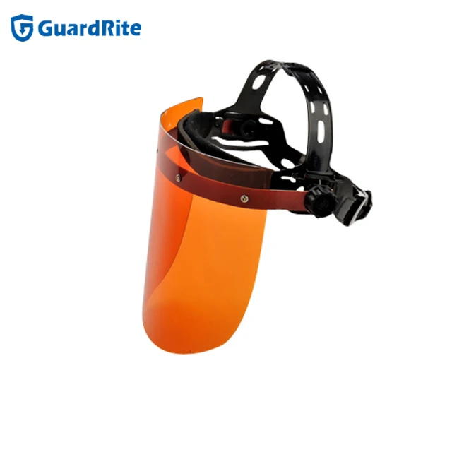 Guardrite Brand Full Face protection Head-mounted Overall Transparency Face Shield