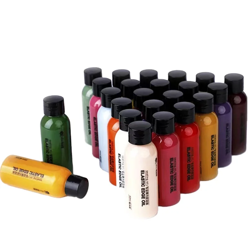 Handmade diy multicolor coating dye coat coloring leather edge sealing anti crack oil ink coat paint for bag shoe belt adhesive