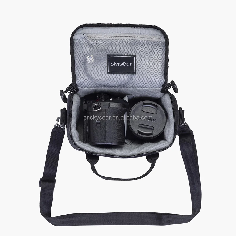 Customized High Quality Nylon 3L Portable Small Camera Sling Bag Camera Shoulder Bag DSLR Camera Crossbody Bag