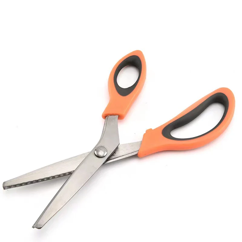 
 Зубчатые ножницы из нержавеющей стали для резки волн, пилы, зигзаг, швейные портновские ножницы  