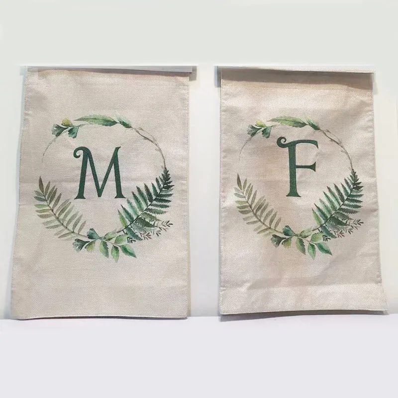 Summer Sunflower 12x18 Vertical Double Sided Spring Floral Bee Outside Decorations Small Burlap Monogram Letter M Garden Flag