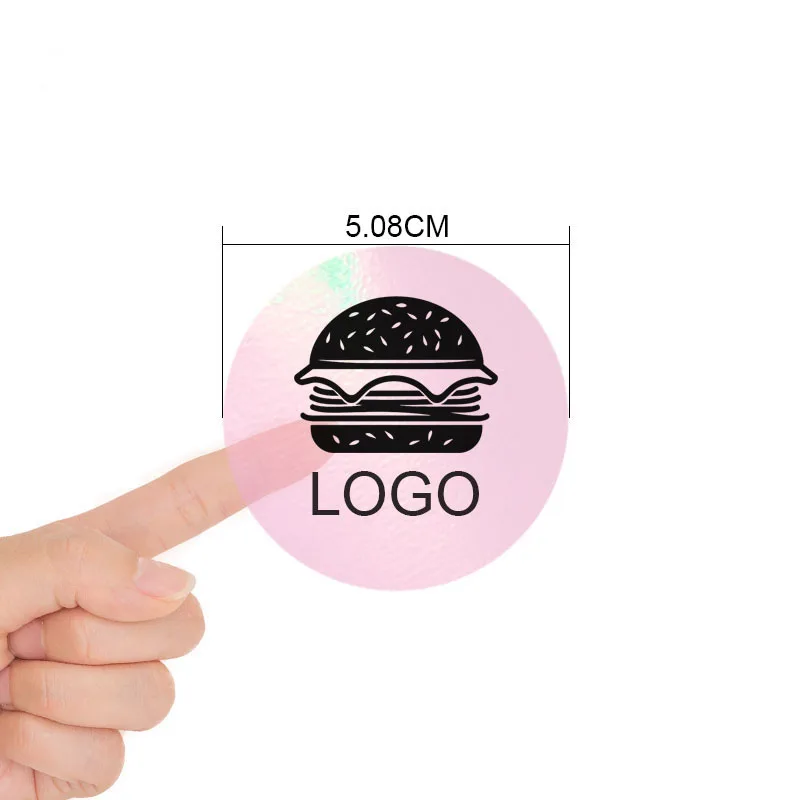 Personalized design private custom round stickers paper vinyl adhesive waterproof sticker label printing logo sticker on roll