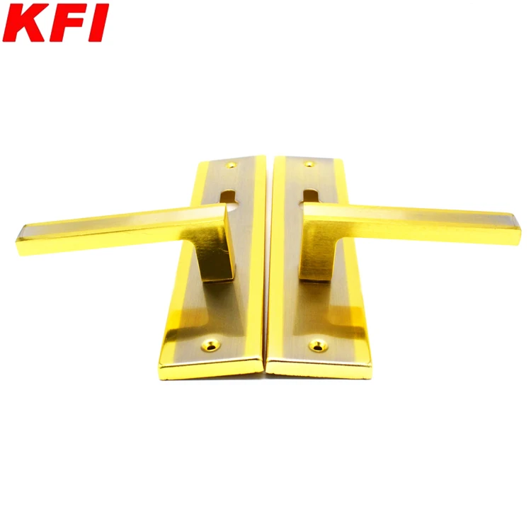 Bedroom interior door handle with lock for Africa market