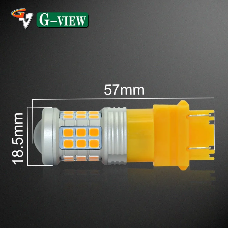 G-View 2019 New Design Lamp 3157 Ck Extremely 36Smd 2835 Canbus Red Led Bulb