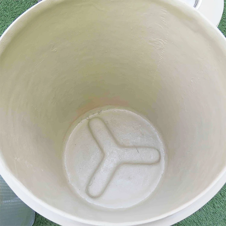Outdoor Indoor Roadside Round Fiberglass Trash Can With Ashtray