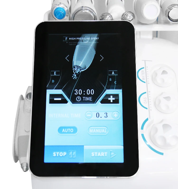 High Power H2o2 Aqua Peeling M6 Microdermabrasion Hydra Water Jet Facial Instrument Price